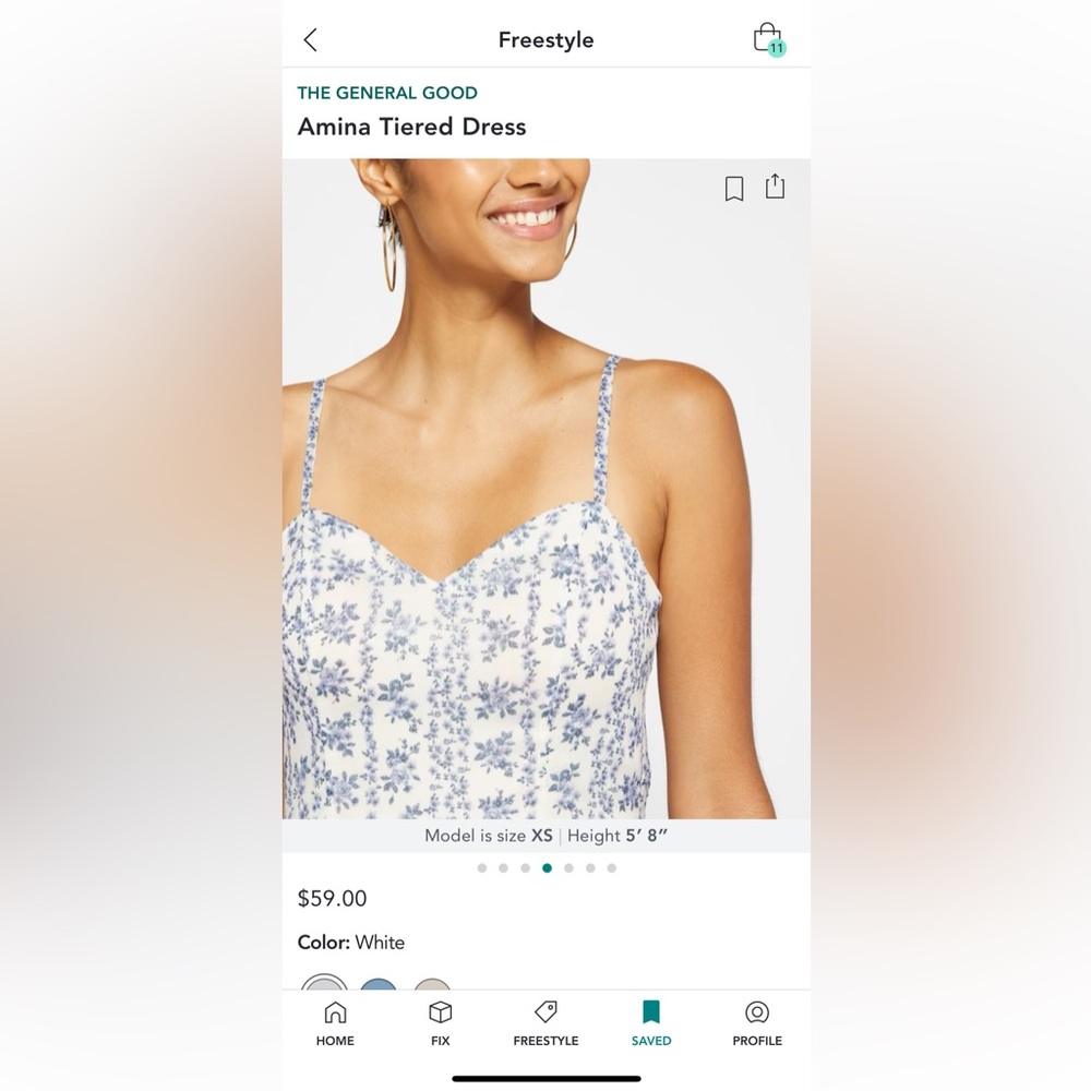 Stitch Fix Amina tiered dress